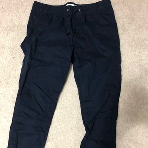 Old navy blue khaki joggers men’s